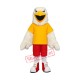 White Falcon Mascot Costume White Falcon Mascot Costume