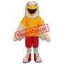 White Falcon Mascot Costume