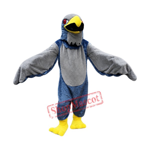 Grey Falcon Mascot Costume