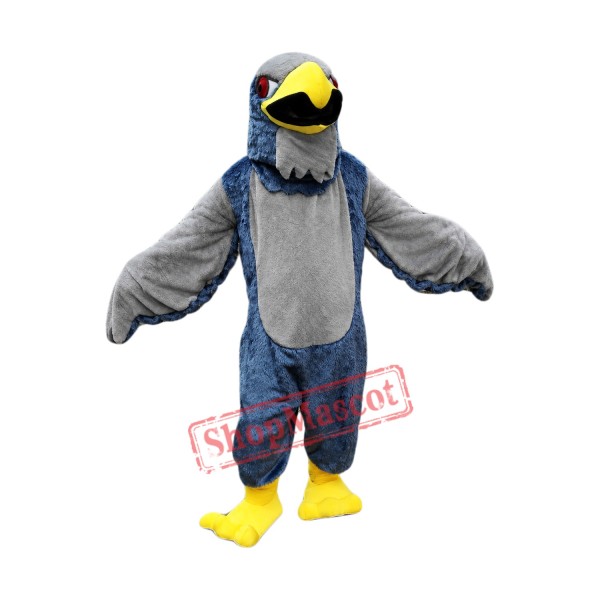 Grey Falcon Mascot Costume Grey Falcon Mascot Costume