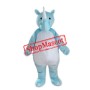 Blue Lightweight Rhinoceros Mascot Costume