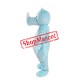 Blue Lightweight Rhinoceros Mascot Costume