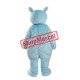 Blue Lightweight Rhinoceros Mascot Costume
