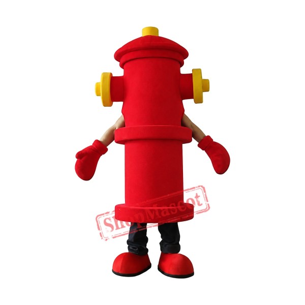 Fire Hydrant Mascot Costume Fire Hydrant Mascot Costume