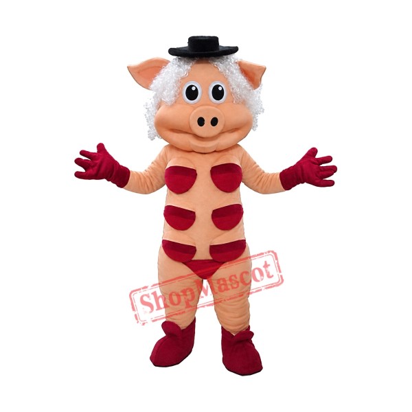 High Quality Dancing Pig Mascot Costume