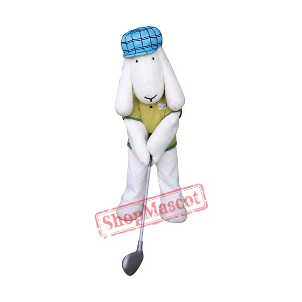 Golfer Dog Mascot Costume