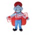 Cartoon Genie Mascot Costume