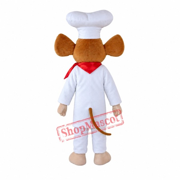 Chef Mouse Mascot Costume Chef Mouse Mascot Costume