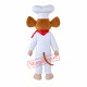 Chef Mouse Mascot Costume Chef Mouse Mascot Costume