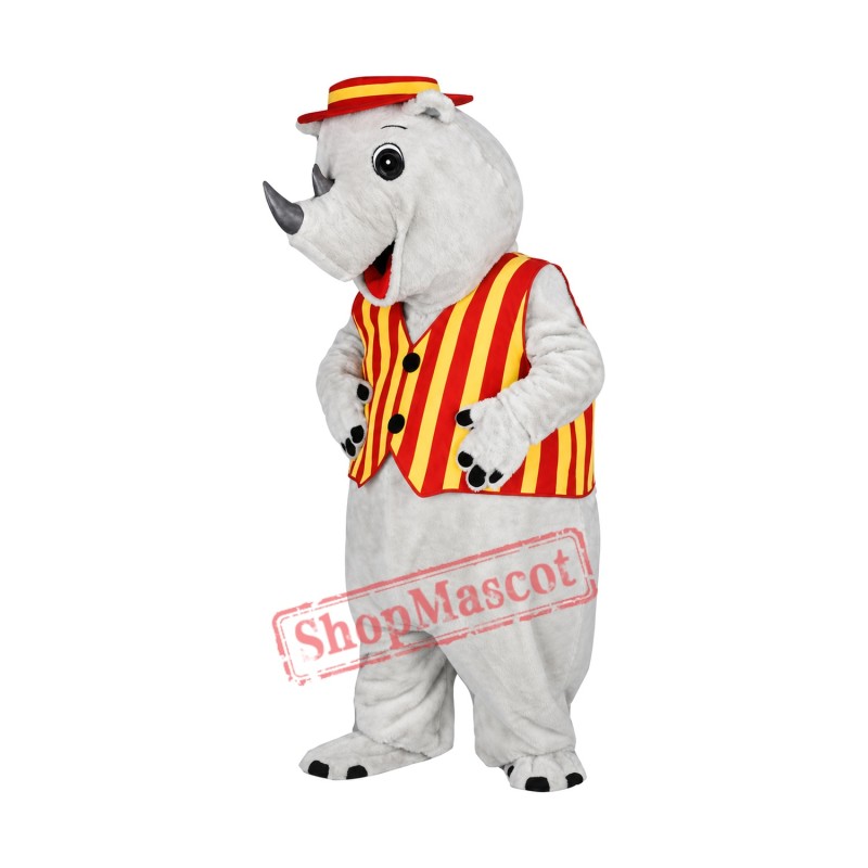 Top Quality Lightweight Adult Rhino Mascot Costume
