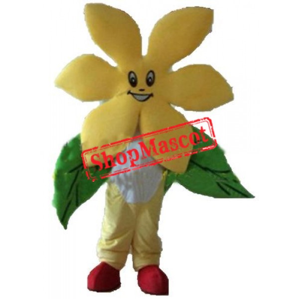Pretty Yellow Flower Mascot Costume