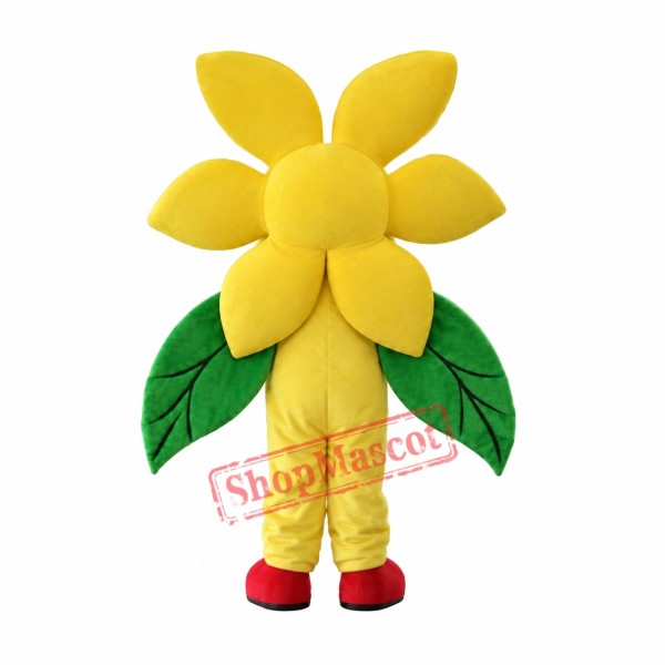 Pretty Yellow Flower Mascot Costume Pretty Yellow Flower Mascot Costume