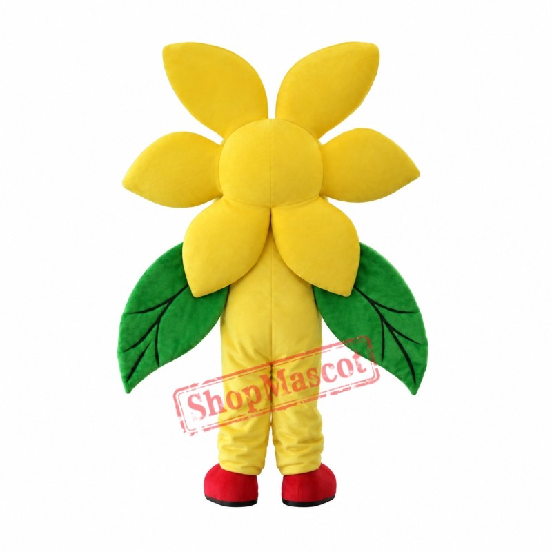 Pretty Yellow Flower Mascot Costume Pretty Yellow Flower Mascot Costume