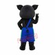 Black & Pink Pig Mascot Costume Black & Pink Pig Mascot Costume