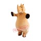 Brown Lightweight Rhino Mascot Costume