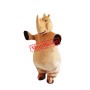 Brown Lightweight Rhino Mascot Costume