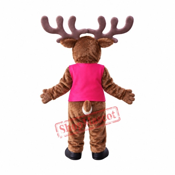 Best Quality Reindeer Mascot Costume Best Quality Reindeer Mascot Costume