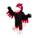 Fierce Black Seahawk Mascot Costume Fierce Black Seahawk Mascot Costume