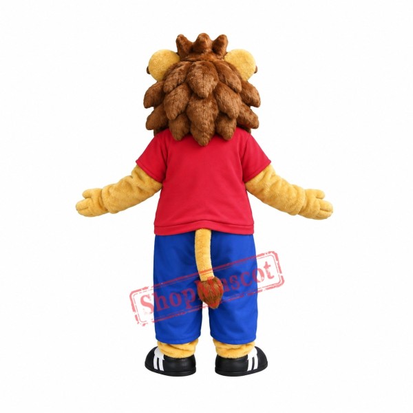 Friendly Sport Lion Mascot Costume Friendly Sport Lion Mascot Costume