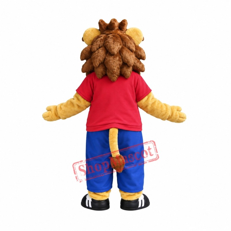 Friendly Sport Lion Mascot Costume Friendly Sport Lion Mascot Costume