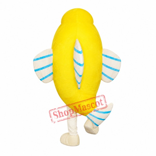 Yellow Little Fish Adult Mascot Costume
