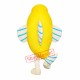 Yellow Little Fish Adult Mascot Costume Yellow Little Fish Adult Mascot Costume