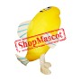 Yellow Little Fish Adult Mascot Costume