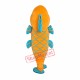 Yellow & Blue Fish Mascot Costume Yellow & Blue Fish Mascot Costume