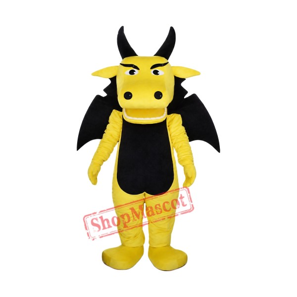 Cheap Yellow Dragon Mascot Costume