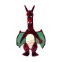 Fierce Lightweight Red Dragon Mascot Costume
