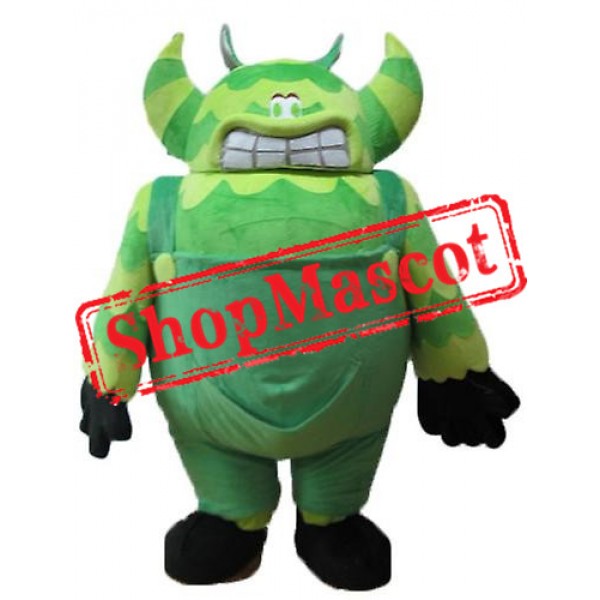 Cheap Green Monster Mascot Costume