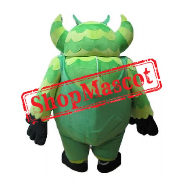 Cheap Green Monster Mascot Costume