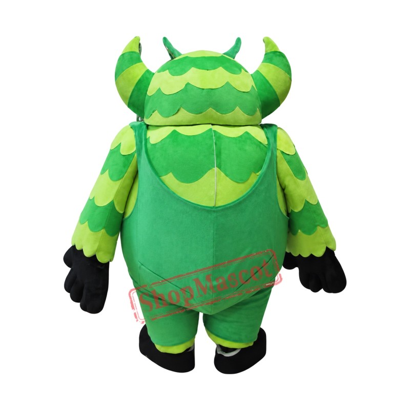 Cheap Green Monster Mascot Costume Cheap Green Monster Mascot Costume