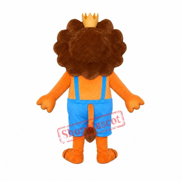 Cheap Lightweight Brown Lion Mascot Costume