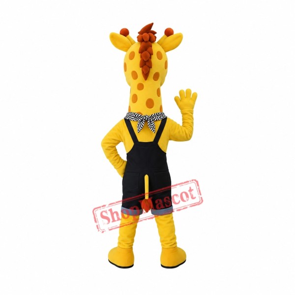 Super Cute Lightweight Yellow Giraffe Mascot Costume Super Cute Lightweight Yellow Giraffe Mascot Costume