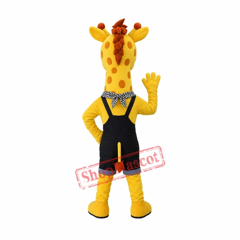 Super Cute Lightweight Yellow Giraffe Mascot Costume Super Cute Lightweight Yellow Giraffe Mascot Costume