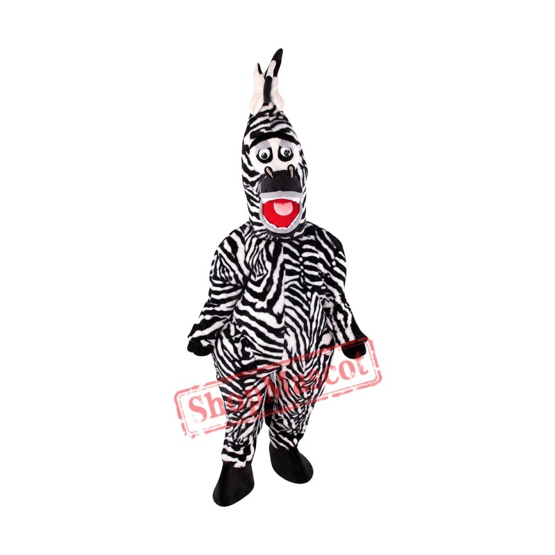 Friendly Lightweight Zebra Mascot Costume Friendly Lightweight Zebra Mascot Costume