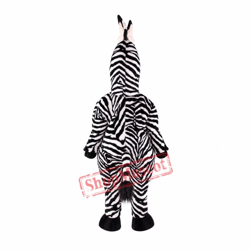 Friendly Lightweight Zebra Mascot Costume Friendly Lightweight Zebra Mascot Costume