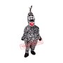 Friendly Lightweight Zebra Mascot Costume