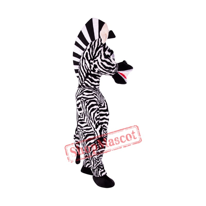Friendly Lightweight Zebra Mascot Costume Friendly Lightweight Zebra Mascot Costume