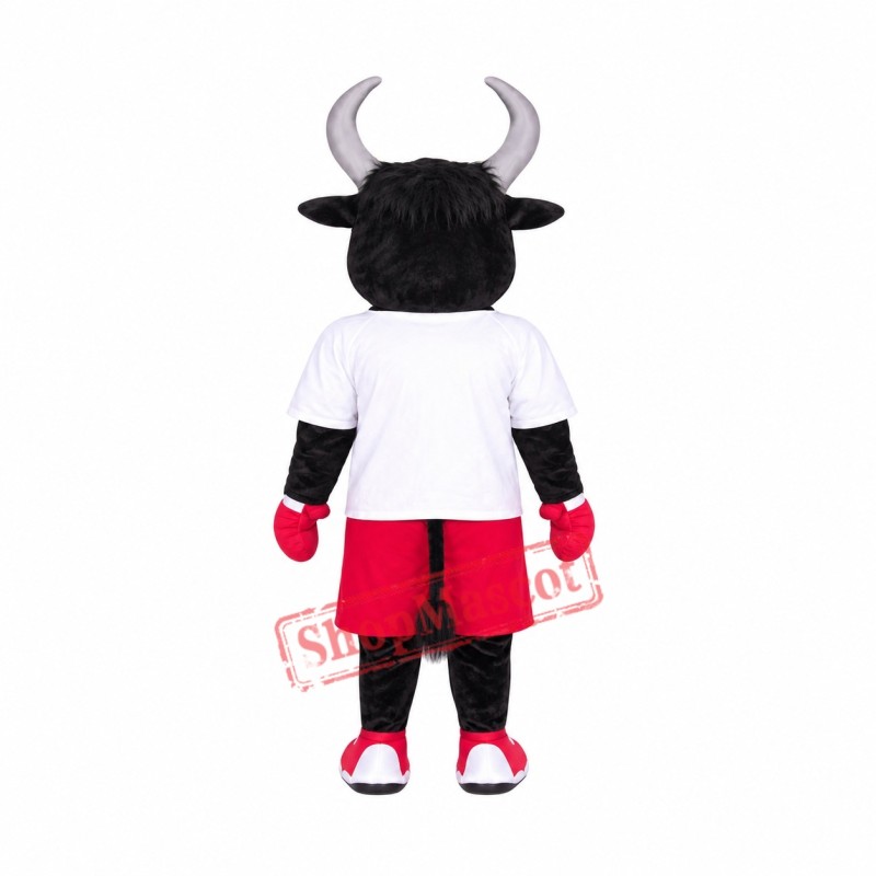 Sport Bull Boxer Mascot Costume Sport Bull Boxer Mascot Costume