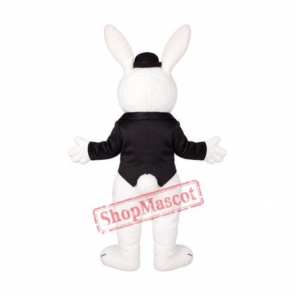 Gentleman's White Rabbit Mascot Costume Gentleman's White Rabbit Mascot Costume