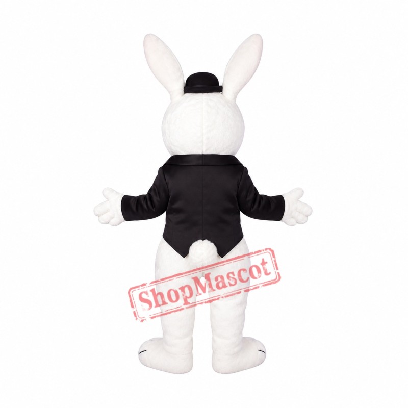 Gentleman's White Rabbit Mascot Costume Gentleman's White Rabbit Mascot Costume