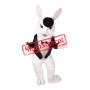 Gentleman's White Rabbit Mascot Costume