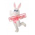 Dancing White Rabbit Mascot Costume