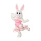 Dancing White Rabbit Mascot Costume Dancing White Rabbit Mascot Costume