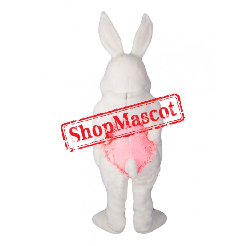 Dancing White Rabbit Mascot Costume