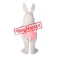 Dancing White Rabbit Mascot Costume