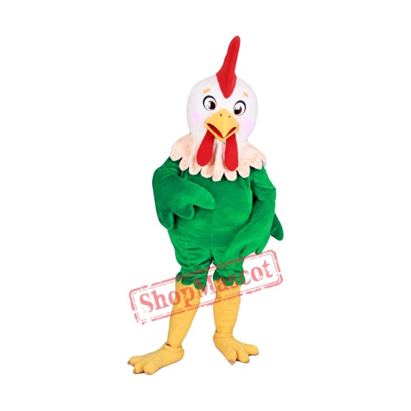 Top Quality Green Chicken Mascot Costume