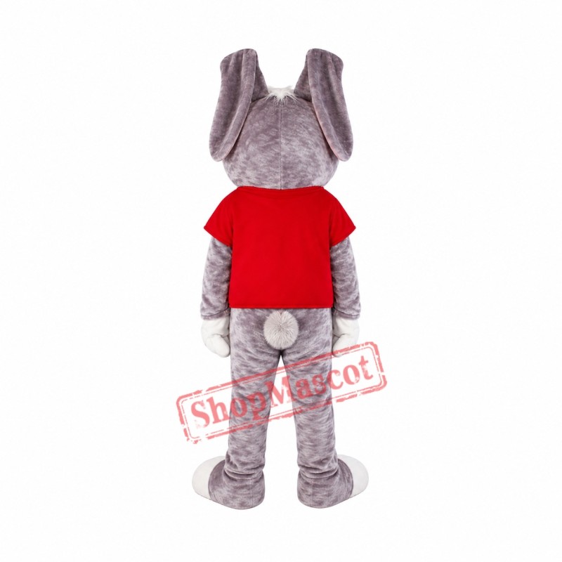 Friendly Adult Rabbit Mascot Costume Friendly Adult Rabbit Mascot Costume